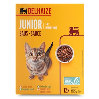Delhaize | Aliment pour chats | Pouch | Junior 