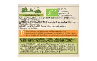 Delhaize | Bio | Amandelpasta | Wit | Bio 