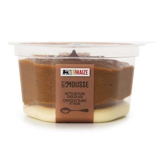 Delhaize | Mousse | Chocolade | Witte en fondant 