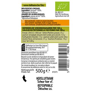 Delhaize | Bruin lijnzaad | Bio 