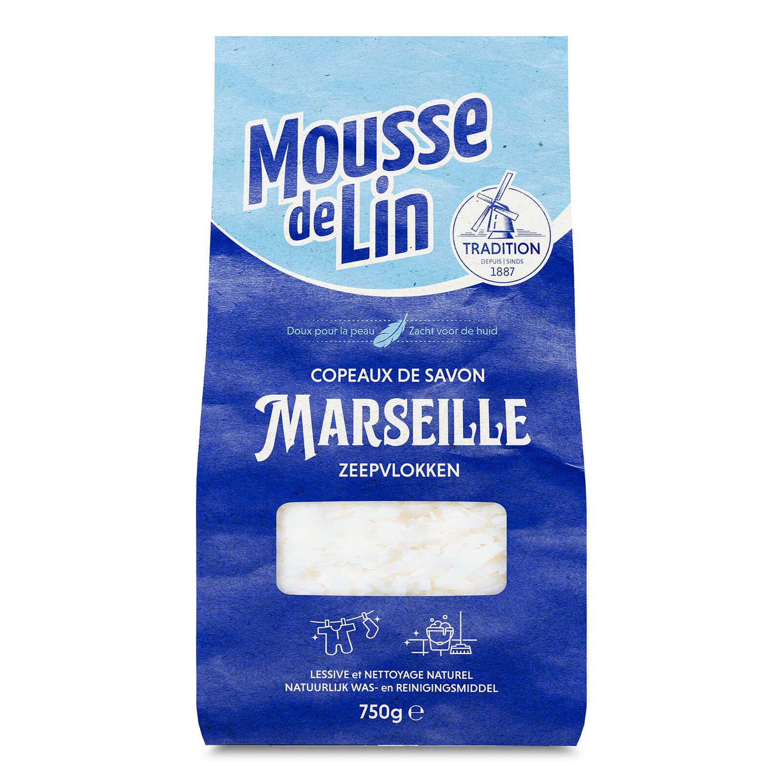Mousse De Lin Zeepvlokken | Savon de Marseille