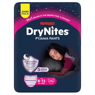 Nachtbroekjes | Meisje | Absorberend | 8-13 jaar