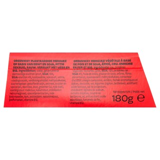 Greenway | Mergueze | Vegan 180 gr