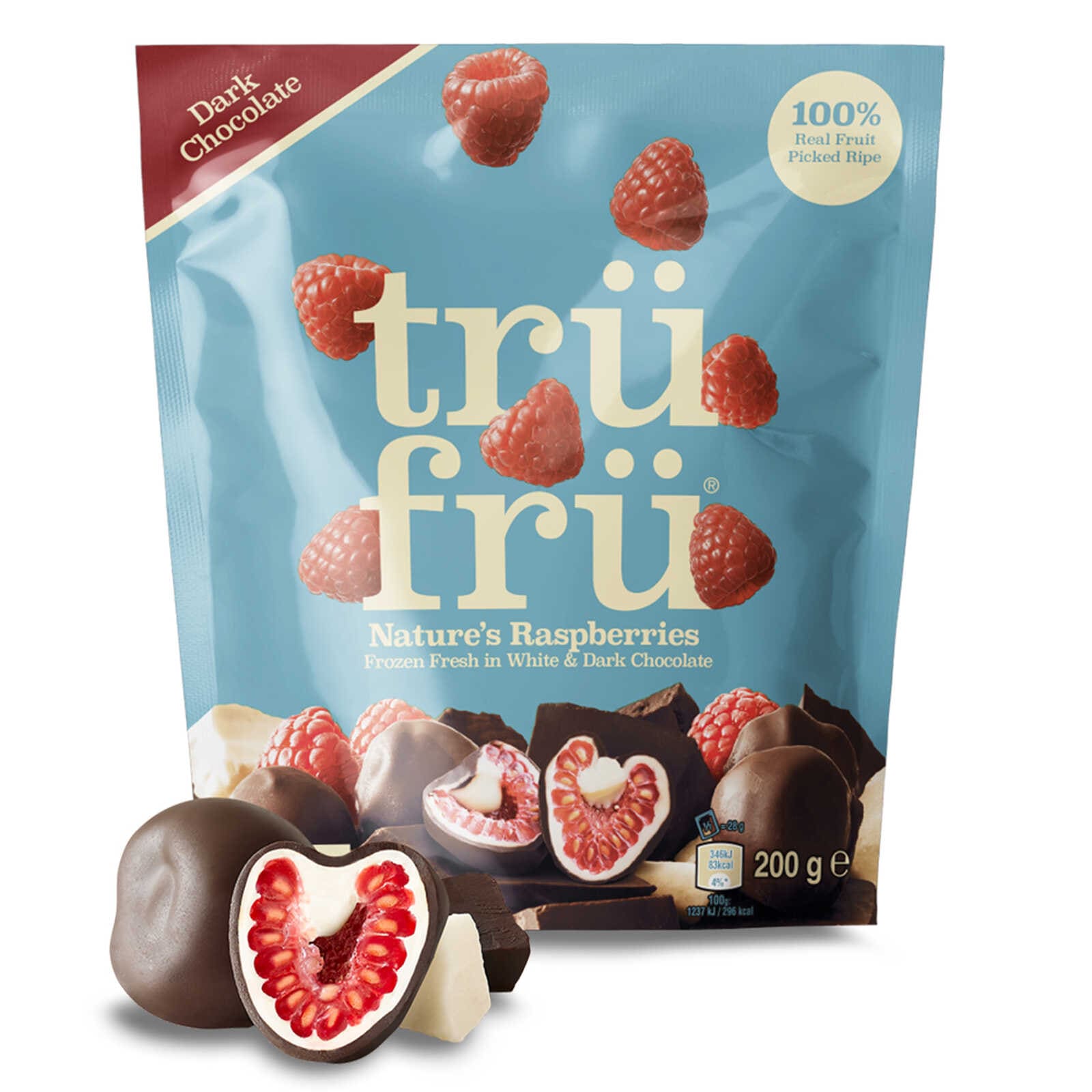 Trü Frü Framboos | Pure chocolade