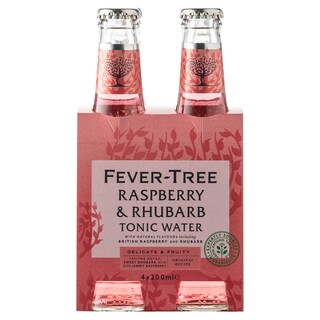 Fever-Tree | Raspberry & Rhubarb Tonic | 4-pack | 20 cl 4 x 20 cl