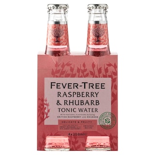 Fever-Tree | Raspberry & Rhubarb Tonic | 4-pack | 20 cl 