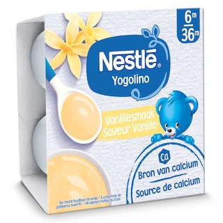 Nestlé | Yogolino | Melkdessert | Vanille | Baby | 6 maanden 4 x 100 gr