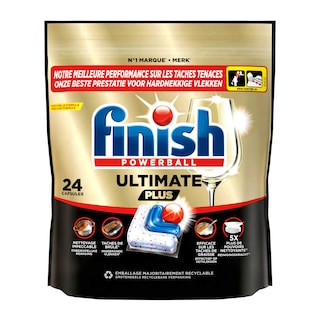 Finish | Capsules Vaisselle | Ultimate + | Regular 24 pc