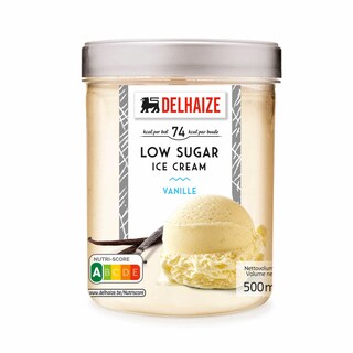 Delhaize | Glace | Vanille | Low sugar 50 cl