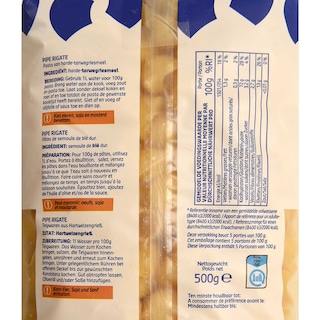 Delhaize | Pasta | Pipe Rigate 500 gr