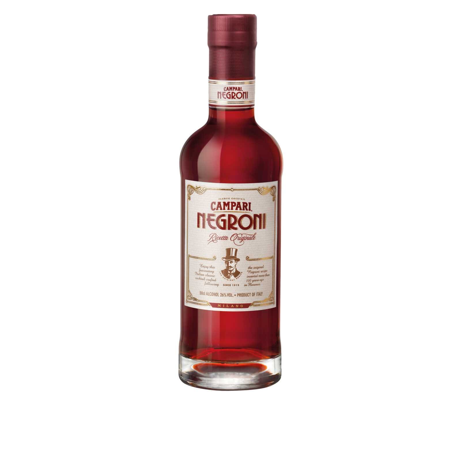 Campari 50cl | Negroni | Rtd | 26%alc