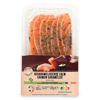 Delhaize | Zalm | Wasabi, sesam & nori 130 gr