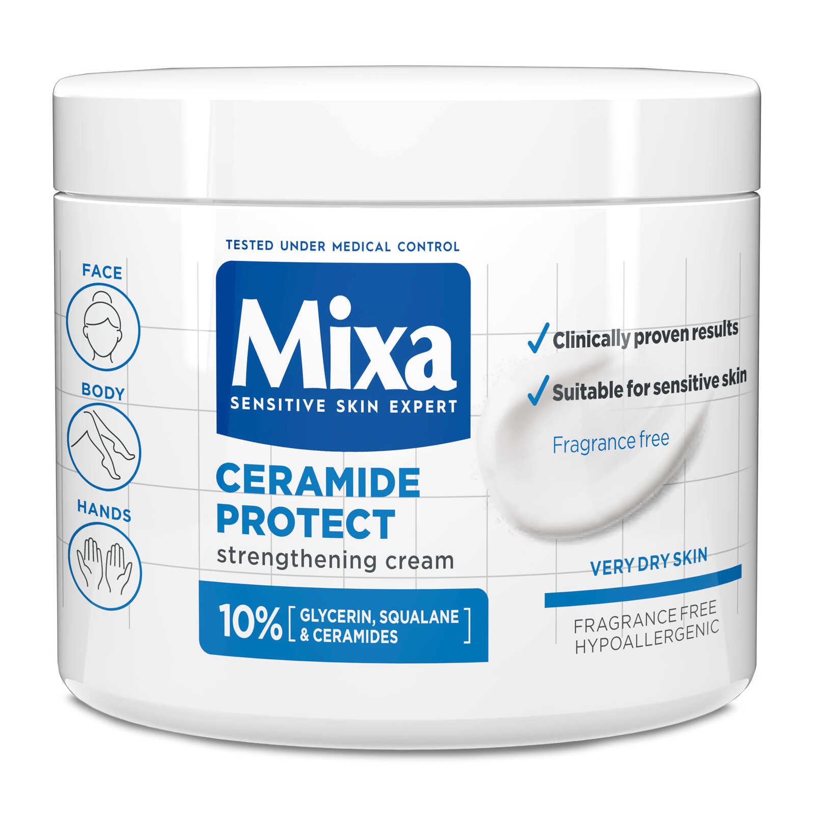 Mixa Beschermende verstevigingscrème | Ceramide