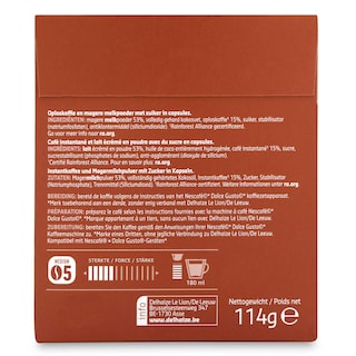 Delhaize | Café | Café au lait 05 | Dolce Gusto caps 
