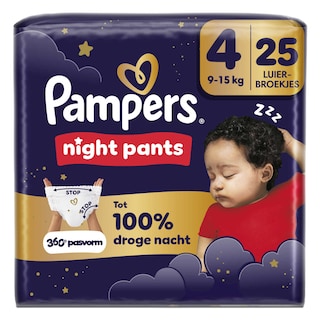 Pampers | Baby Dry Pants | Luierbroekjes | Nacht | Maat 4 25 st