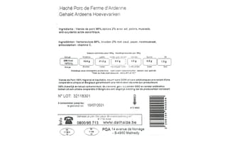 Delhaize | Gehakt | Hoevevarken | Ardens 
