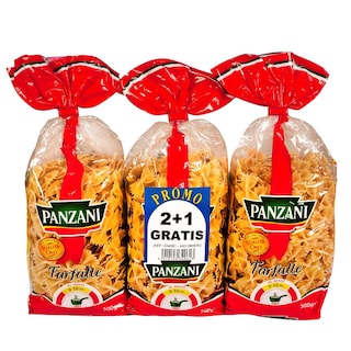Panzani | Pâtes | Farfalle | 2+1 gratuit 