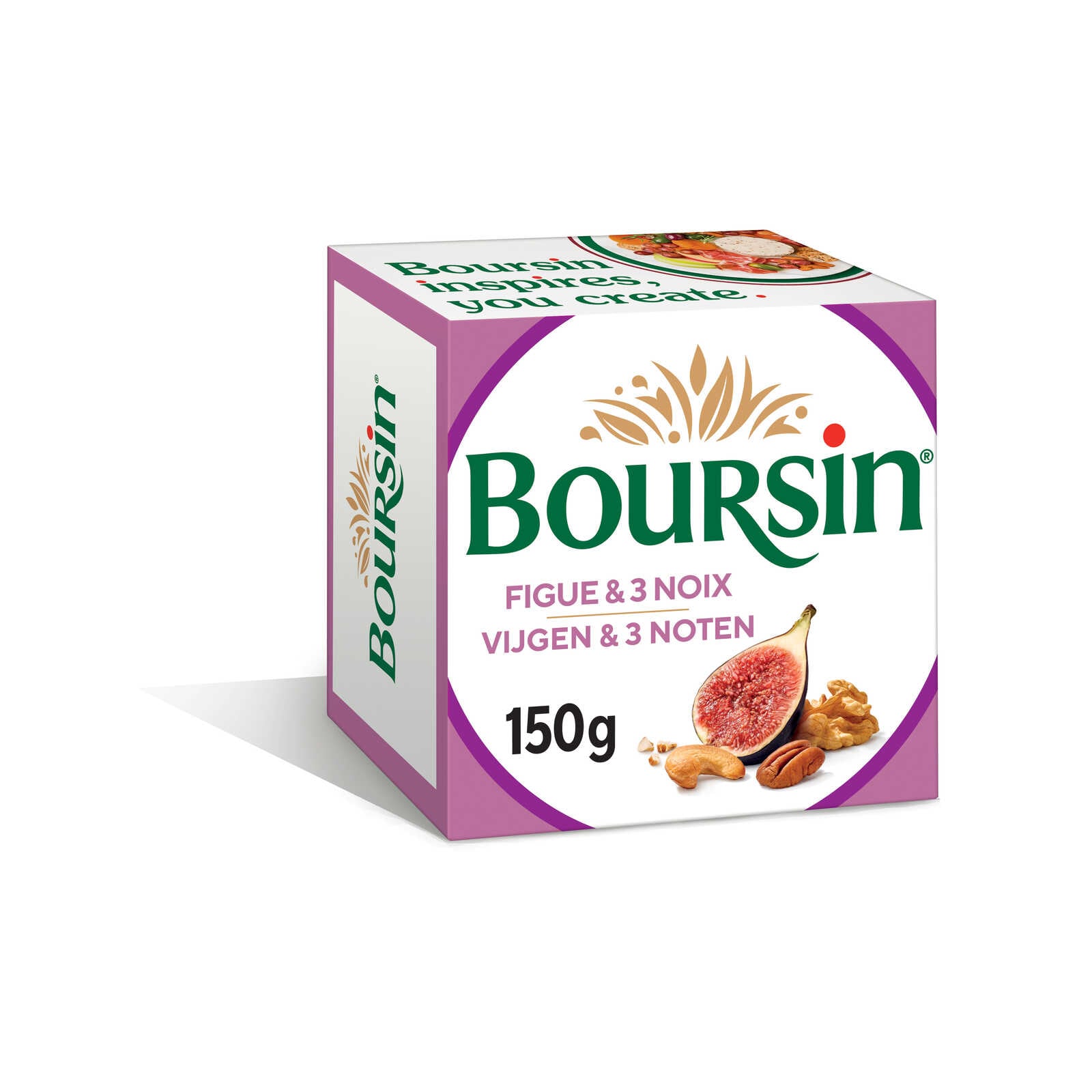Boursin Verse roomkaas | Vijgen & 3 Noten | 150g