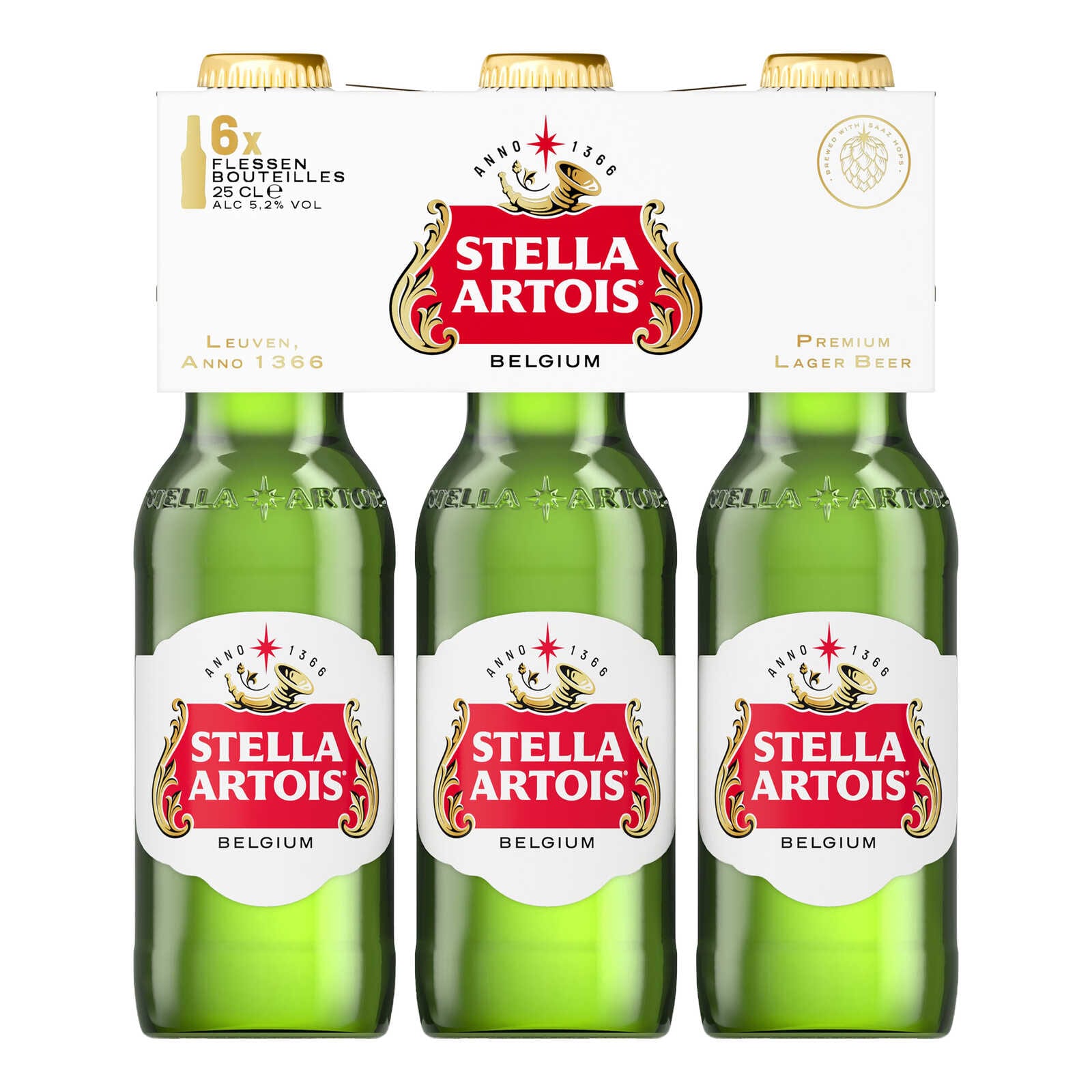 Stella Artois Blond Bier | Pils | 5,2% Alc. | Fles