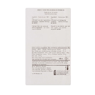 Delhaize | Bio | Varken | Bruinen | Opdienen | Bio 