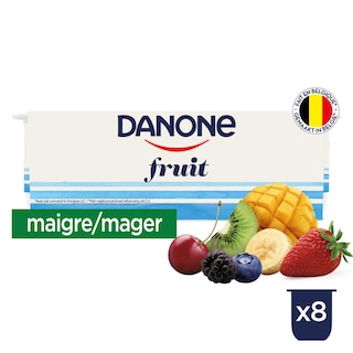 Danone | Yaourt | Fruits | Mix | Maigre | Maxi 8 x 125 gr
