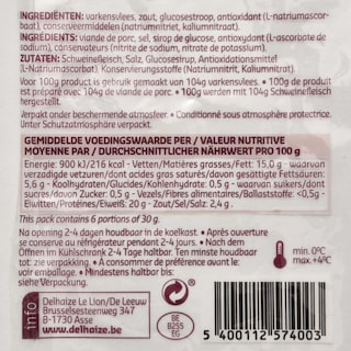 Delhaize | Spekreepjes | Gezouten 2 x 100 gr
