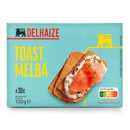Delhaize | Toast | Melba | Vierhoekig 