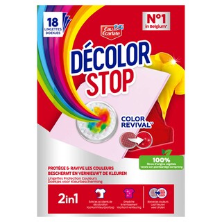 Eau Ecarlate | Lingettes Decolor Stop | Revive Colors 18 pc