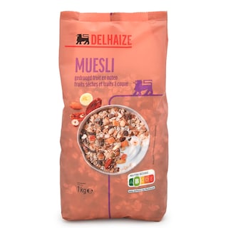 Delhaize | Muesli | Fruits séchés & fruits à coque 