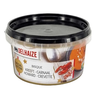 Delhaize | Bisque | Kreeft & grijze garnalen 