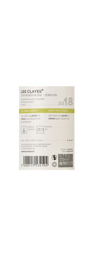 France - Frankrijk | Bordeaux - Graves | Les Clayes 2018 