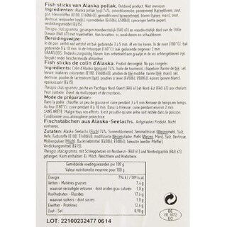 Delhaize | Fish sticks | Alaska pollak 