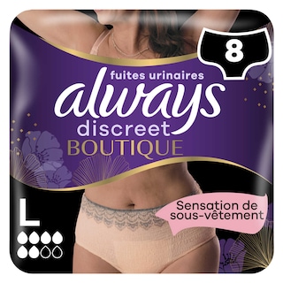Always | Discreet | Culottes | Fuites Urinaires | Creme | L 
