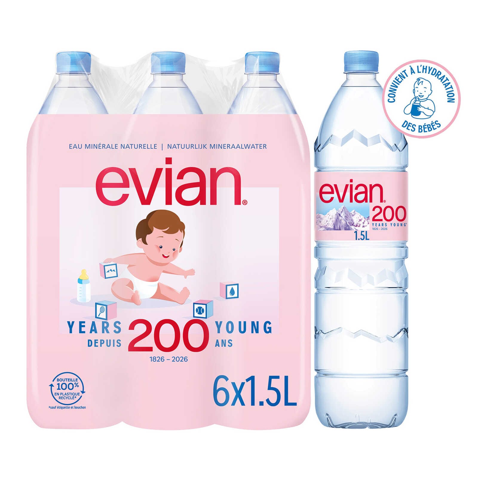 Evian Mineraalwater | Niet bruisend | PET