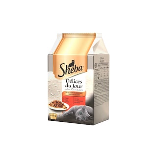 Sheba | Kattenvoeding | Saus | Mix vlees 