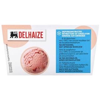 Delhaize | Roomijs | Aardbei 