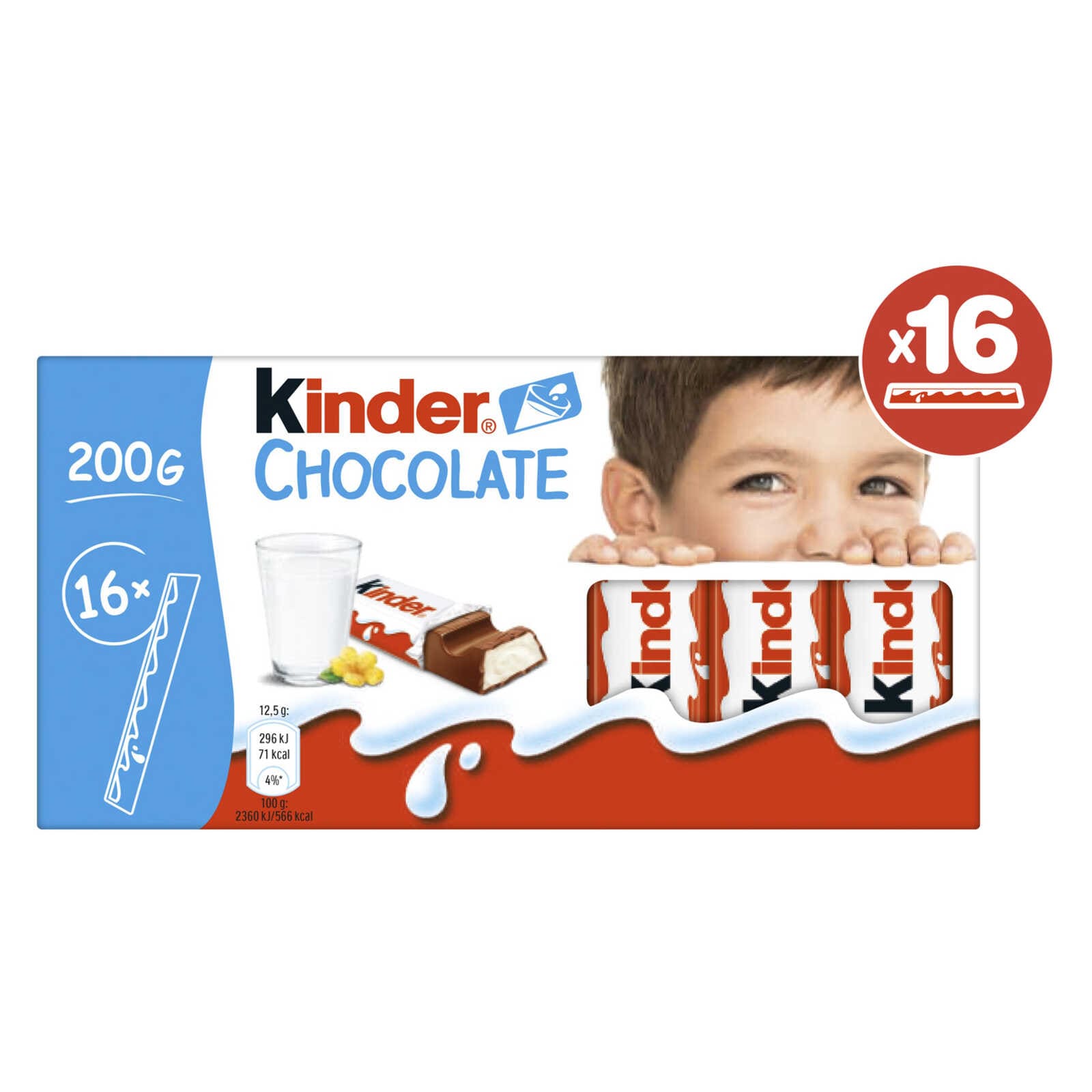 Kinder Chocolade | Reep | Melk | 16 stuks