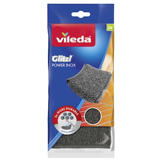 Vileda | Schuurspons | Glitzi | Power inox 