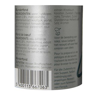 Delhaize | Fond | Boeuf 19 cl