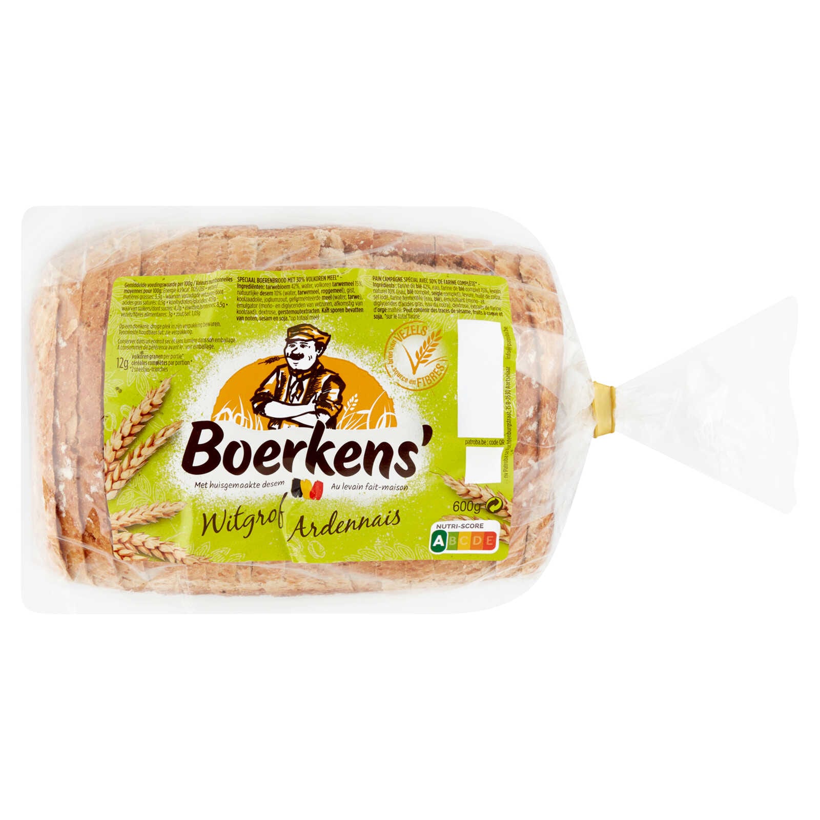 Boerkens Brood | Witgrof