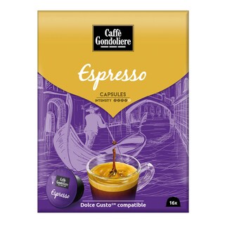 Caffè Gondoliere | Koffie | Espresso | Dolce Gusto capsules 104 gr