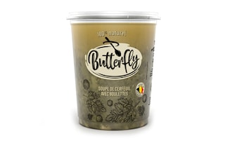 Butterfly | soep | Kervel | Balletjes 