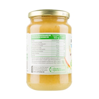 Delhaize | Compote de pommes | Morceaux | Sans sucre 