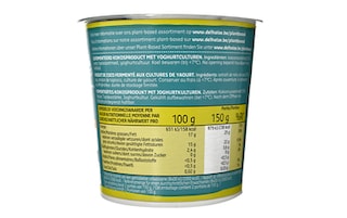 Delhaize | Plant-based | Yaourt végétal | Lait de coco | non sucré 