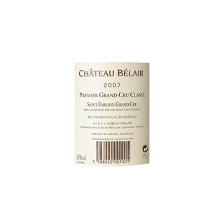BORDEAU - SAINT EMILION GC | CHATEAU BELAIR 2007 