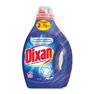 Dixan | Lessive | Gel | Extreme Power | 2L | 2ème à 1/2 prix 