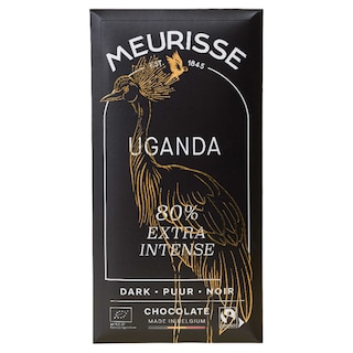Meurisse | Chocolat | Noir | Uganda 80% | Tablette 