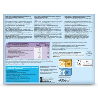 Delhaize | Filets de Colin d'Alaska 400 gr