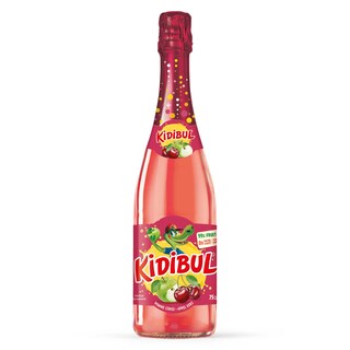 Kidibul | Sap | Appel-Kers | Bruisend | Glas 75 cl