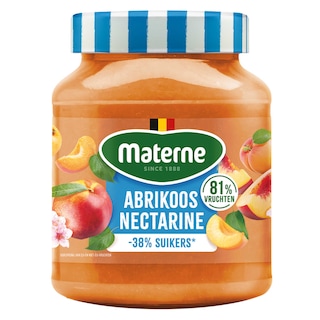 Materne | Fruit à tartiner | Abricot | Nectarine 